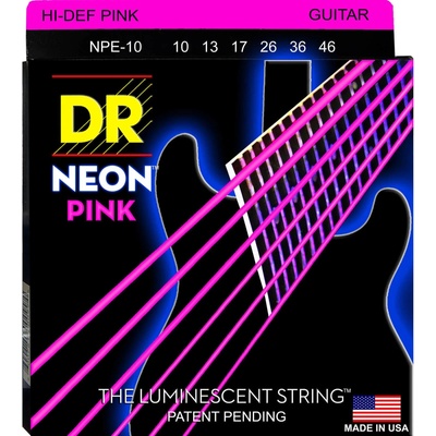 DR Strings NPE-10 Neon Струни за електрическа китара (NPE-10)
