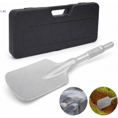 žiadna značka Špicaté dláto HEX 30mm - 135x440mm na betón
