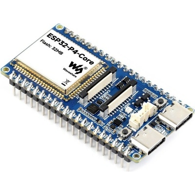 Waveshare Vysokovýkonná vývojová doska ESP32-P4-Core založená na ESP32-P4 s pinmy
