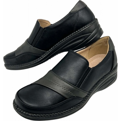 Chunsen Dámské nadměrné mokasíny černé