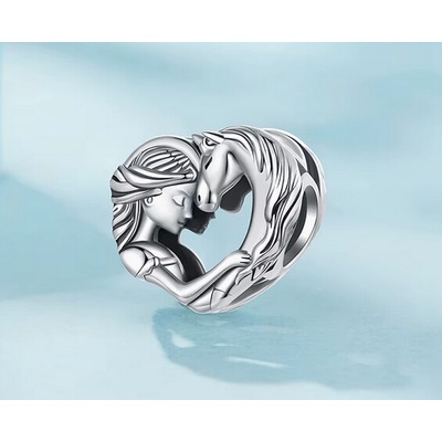 Prosperk Korálek na náramek dívka a kůň S1606 – Hledejceny.cz