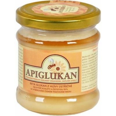 Pleva Grulich Med s betaglukánom Apiglukan 250 g
