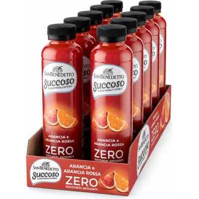 San Benedetto Succoso Zero pomeranč a krvavý pomeranč 12 x 0,4 l