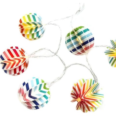 ACA Lighting LED girlanda farebné guličky teplá biela 2x batéria AA 160 cm IP20