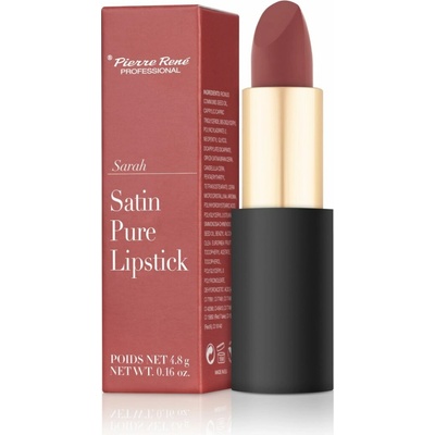 Pierre René Satin Pure dlouhotrvající rtěnka s matným efektem 05 Sarah 4,8 g