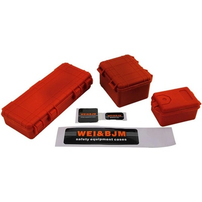 HSP H-Speed krabičky různých velikostí 1:10 červené sada 3 ks -Y021