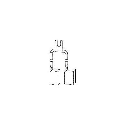 Uhlík (1ks) pro vysokozdvižné vozíky (10 x 16 x 25 mm), typ 258