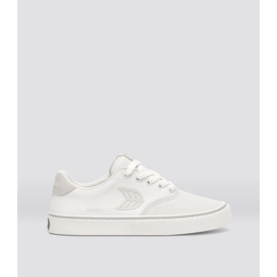 Cariuma naioca pro Stripe Suede and Canvas Smoke White