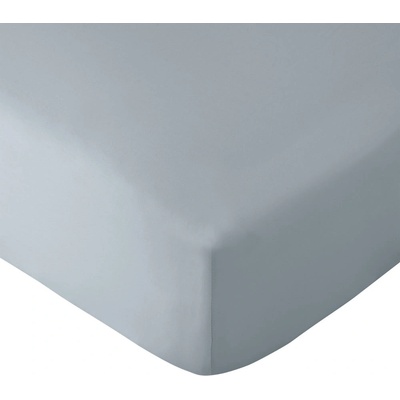 Catherine Lansfield Синьо-сив еластичен чаршаф от микрофибър 135x190 cm So Soft Easy Iron - Catherine Lansfield (BD/58232/W/DFD/SL)