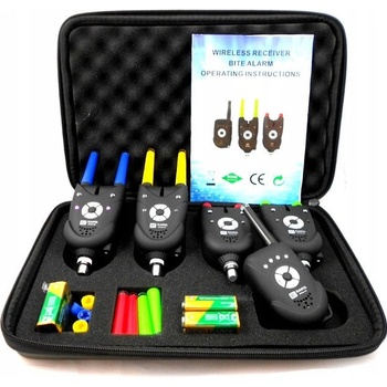 Rumpol Elektronický signalizátor záběru Signalizátory s ústřednou 4+1 Swingery na světlík