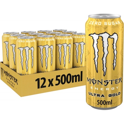 Monster Energy Ultra Golden Pineapple 12 x 0,5 l