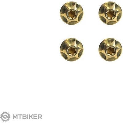 Sada šroubů na košík Silca Ti Gold