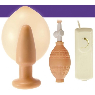 Seven Creations Vibrační nafukovací kolík Butt Plug Vibrator With Pump