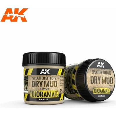 AK-Interactive Akrylový terén AK Splatter Effects Dry Mud 100 ml
