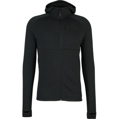 Stoic Мъжко вълнено яке Stoic MerinoFleece240 StorforsSt. Zip Hoody Merino hoodie - Black (005-6555-0112)