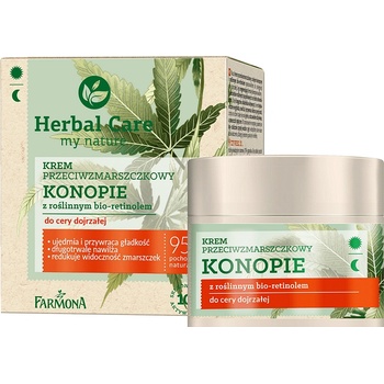 Farmona Natural Cosmetics Laboratory Крем против бръчки с Канабис и Фито ретинол Farmona Herbal Care Hemp anti-wrinkle cream with plant bio-retinol (FAHCF974384)