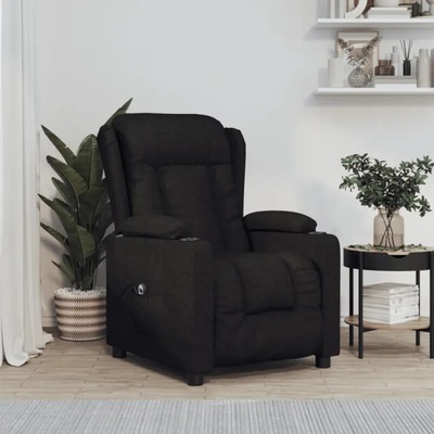vidaXL 3098779 Elektrické polohovací černé textil