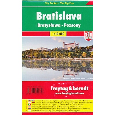 plán Bratislava 1:10 t. kapesní laminovaný