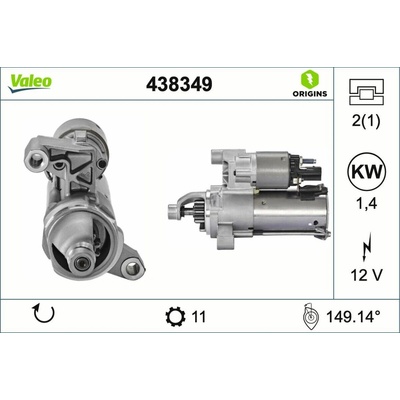 Štartér VALEO 438349