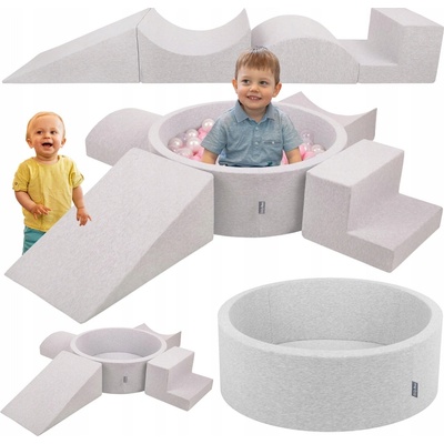 KiddyMoon PPZP-OK30D-115 suchý bazén + 200 míčků – Hledejceny.cz