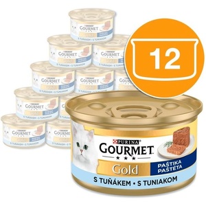 Gourmet Консерва Gourmet GOLD - пастет с риба тон, 12 x 85г