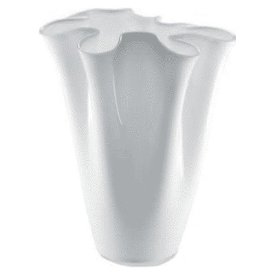 Váza WAIVA opálovo biela H40 cm