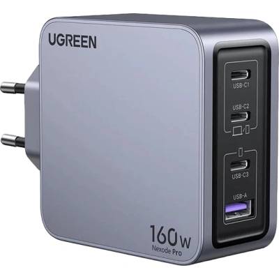 UGREEN Зарядно устройство Ugreen - X763 Nexode Pro, USB-A/C, 160W, сиво (0404012)