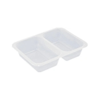 ECOFOL Plastová zatavovací miska 2D transparentní PP 227x178x40 mm ideal pack® bal/50 ks