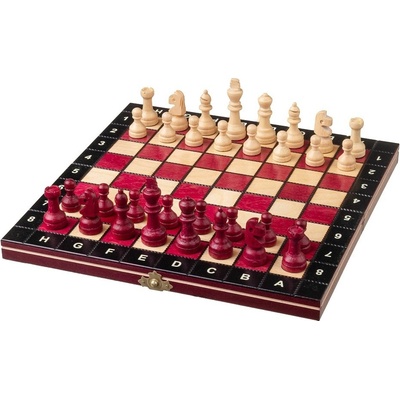 Magnetické šachy školní červené