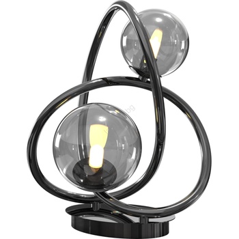 Image 1 of WOFI 8014-205 - LED Настолна лампа NANCY 2xG9/3, 5W/230V черен/хром (W3993)
