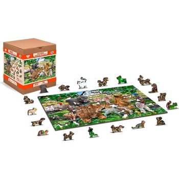 Image 1 of Wooden City - Puzzle Farm Kindergarten 300 - 300 piese