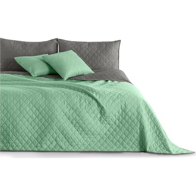 Restilo Светлозелена двустранна покривка за легло от микрофибър, 260 x 280 cm Axel - DecoKing (120013549)