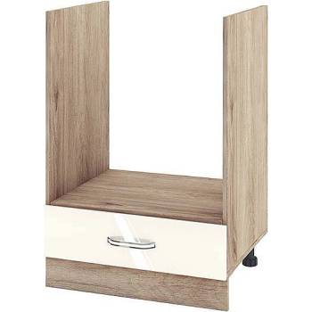 Image 1 of ИРИМ Долен кухненски шкаф за вградена фурна Сити АРФ-Крийм гланц-11-36 60 см