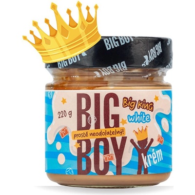 Big Boy Big King White Krém s lískovými ořechy a mlékem 220 g