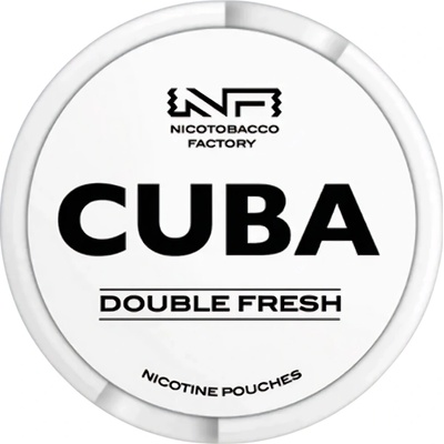 CUBA WHITE Double Fresh 16 mg 20 vrecúšok