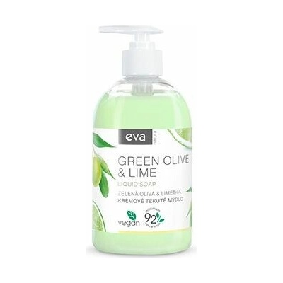 Eva Natura Green olive & Lime krémové tekuté mydlo na ruky 500 ml