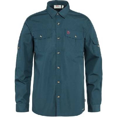 Fjällräven Singi trekking košel'a dlhý rukáv mountain blue