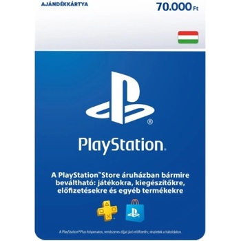 PlayStation Store predplatená karta 70000 Ft