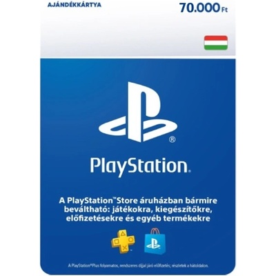 PlayStation Store predplatená karta 70000 Ft