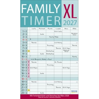XL Family Timer Korsch Verlag 2027