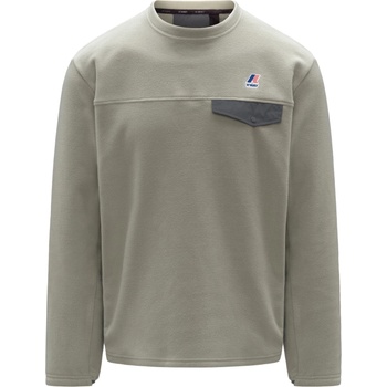 K-Way Мъжки пуловер K-Way Anselme 4.0 Polar Jumper - Green Oak / Grey Shadow (017-4149-0112)