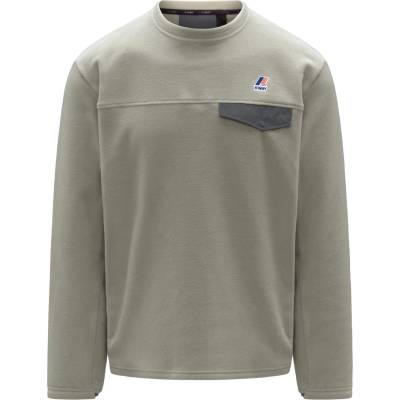 K-Way Мъжки пуловер K-Way Anselme 4.0 Polar Jumper - Green Oak / Grey Shadow (017-4149-0112)