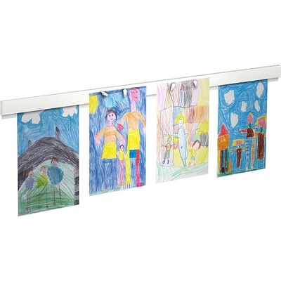 Artiteq Lišta na poznámky Info Rail Magnetic, bílá - 200 cm