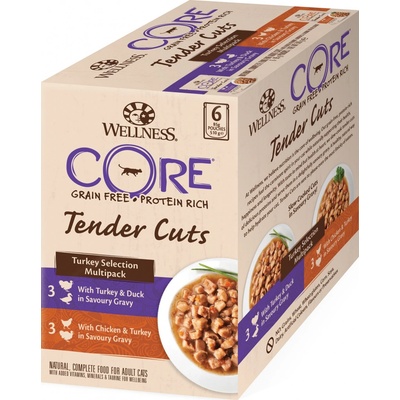Wellness Core Tender Cuts Turkey Selection 6 x 85 g
