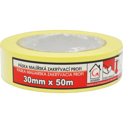 Mako Komfort Lepiaca páska zakrývacia hladký krepová 7 dní do 60 °C 30 mm x 50 m