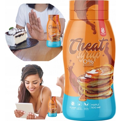 Cheat Meal javorový sirup bez cukru zdravý 500 ml
