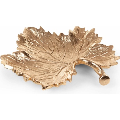 EUROFIRANY DEKORAČNÍ TALÍŘ DALIA 02 21 x 21 x 3 cm ZLATÁ