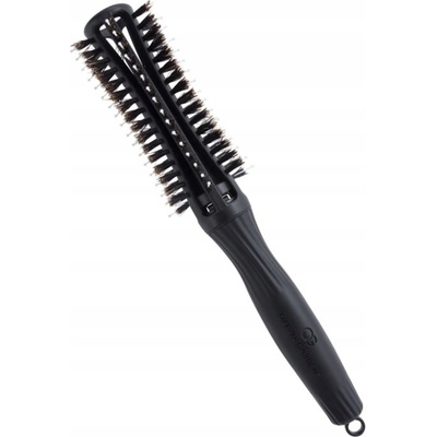 Olivia Garden Fingerbrush Round Small okrúhla fúkacia kefa čierna FB1PC-ROS 20 mm