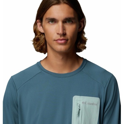 Columbia Tech Knit Long Sleeve Crew Everblue