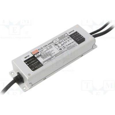 MEAN WELL ELG-100-24AB Napájecí zdroj: spínaný; LED; 96W; 24VDC; 2÷4A; 100÷305VAC; IP65